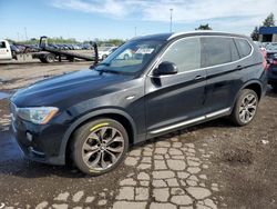 Salvage cars for sale from Copart Woodhaven, MI: 2017 BMW X3 XDRIVE28I