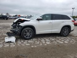 Salvage cars for sale from Copart Indianapolis, IN: 2017 Toyota Highlander SE