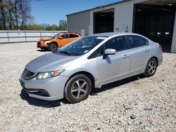 Salvage cars for sale at Rogersville, MO auction: 2015 Honda Civic SE