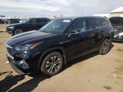 Salvage cars for sale from Copart Brighton, CO: 2022 Toyota Highlander XLE