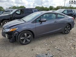 Honda salvage cars for sale: 2015 Honda Civic EX