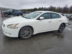 Salvage cars for sale from Copart Brookhaven, NY: 2012 Nissan Maxima S