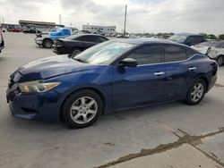 Salvage cars for sale at Grand Prairie, TX auction: 2016 Nissan Maxima 3.5S