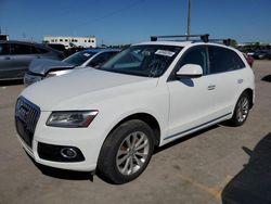 Salvage cars for sale at Grand Prairie, TX auction: 2015 Audi Q5 Premium