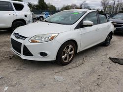 Salvage cars for sale from Copart Madisonville, TN: 2013 Ford Focus SE