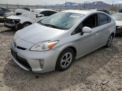 Salvage cars for sale at Magna, UT auction: 2015 Toyota Prius