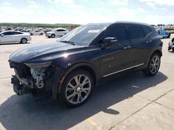 Salvage cars for sale from Copart Grand Prairie, TX: 2019 Chevrolet Blazer Premier