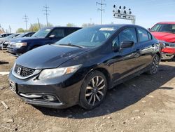 Salvage cars for sale from Copart Columbus, OH: 2015 Honda Civic EXL