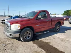 Salvage cars for sale at Oklahoma City, OK auction: 2008 Dodge RAM 1500 ST