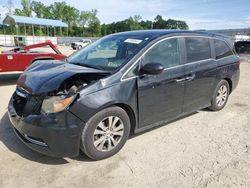 Salvage cars for sale at Spartanburg, SC auction: 2016 Honda Odyssey SE