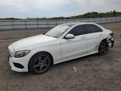 Mercedes-Benz C 400 4matic salvage cars for sale: 2015 Mercedes-Benz C 400 4matic