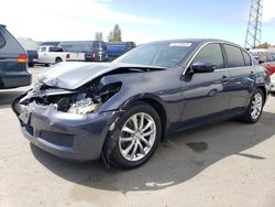 Salvage cars for sale at Hayward, CA auction: 2009 Infiniti G37 Base