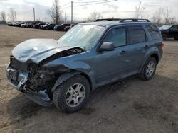 Salvage cars for sale at Montreal Est, QC auction: 2010 Ford Escape XLT