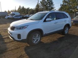 KIA Sorento LX salvage cars for sale: 2015 KIA Sorento LX