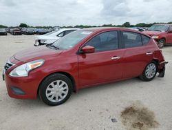 Salvage cars for sale at San Antonio, TX auction: 2015 Nissan Versa S