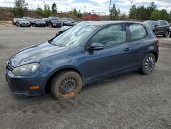 Salvage cars for sale at Gaston, SC auction: 2012 Volkswagen Golf