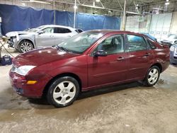 Salvage cars for sale at Woodhaven, MI auction: 2007 Ford Focus ZX4