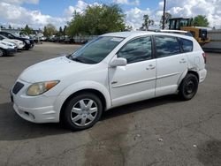 Salvage cars for sale at Woodburn, OR auction: 2005 Pontiac Vibe