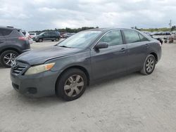 Salvage cars for sale from Copart West Palm Beach, FL: 2011 Toyota Camry Base