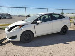 Salvage cars for sale at Houston, TX auction: 2015 Ford Fiesta S