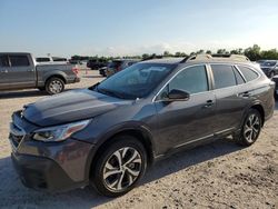 Salvage cars for sale from Copart Houston, TX: 2021 Subaru Outback Limited