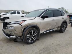 Salvage cars for sale at Wilmer, TX auction: 2021 Nissan Rogue Platinum