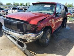 Salvage cars for sale at Bridgeton, MO auction: 2000 Ford Excursion XLT