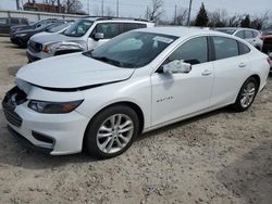 Salvage cars for sale at Lansing, MI auction: 2018 Chevrolet Malibu LT