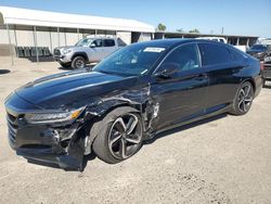 Salvage cars for sale at Fresno, CA auction: 2021 Honda Accord Sport
