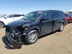 Salvage cars for sale from Copart Brighton, CO: 2016 Dodge Grand Caravan SXT