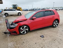 Salvage cars for sale at Temple, TX auction: 2018 Volkswagen GTI S/SE