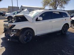 Salvage cars for sale at Albuquerque, NM auction: 2018 Dodge Journey Crossroad