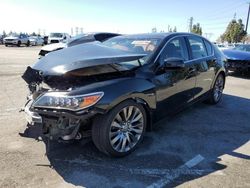 Salvage cars for sale from Copart Rancho Cucamonga, CA: 2016 Acura RLX Advance