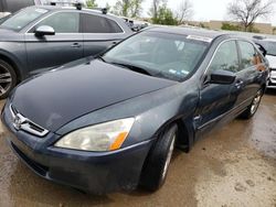 Honda Accord ex salvage cars for sale: 2005 Honda Accord EX