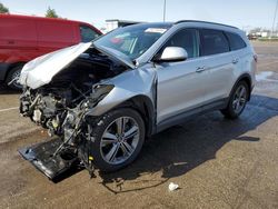 Vehiculos salvage en venta de Copart Moraine, OH: 2016 Hyundai Santa FE SE Ultimate