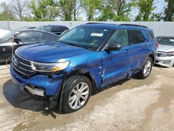 Salvage cars for sale from Copart Bridgeton, MO: 2021 Ford Explorer XLT