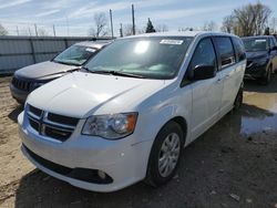 Salvage cars for sale at Lansing, MI auction: 2018 Dodge Grand Caravan SE