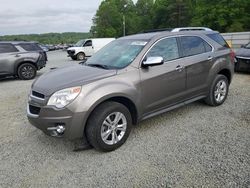 Salvage cars for sale at Concord, NC auction: 2012 Chevrolet Equinox LTZ