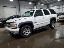 Salvage cars for sale at Ham Lake, MN auction: 2002 Chevrolet Tahoe K1500