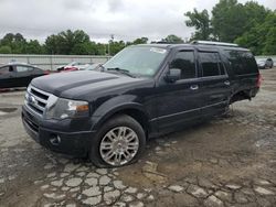 Salvage cars for sale from Copart Shreveport, LA: 2012 Ford Expedition EL Limited