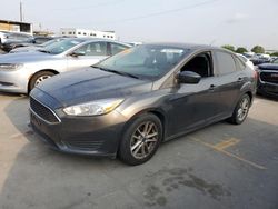 Salvage cars for sale from Copart Grand Prairie, TX: 2018 Ford Focus SE