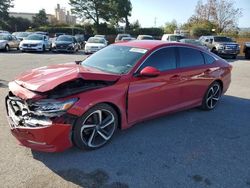 Honda Accord Sport salvage cars for sale: 2019 Honda Accord Sport