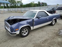 Salvage cars for sale from Copart Spartanburg, SC: 1984 Chevrolet EL Camino