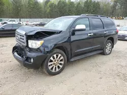 Salvage cars for sale at Gainesville, GA auction: 2008 Toyota Sequoia Limited