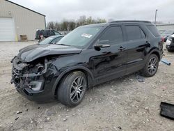 Salvage cars for sale from Copart Lawrenceburg, KY: 2017 Ford Explorer Sport