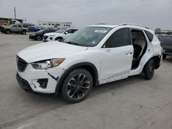 Salvage cars for sale at Grand Prairie, TX auction: 2016 Mazda CX-5 GT