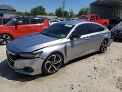 Salvage cars for sale at Midway, FL auction: 2021 Honda Accord Sport