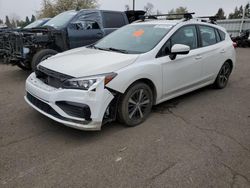 Salvage cars for sale at Woodburn, OR auction: 2019 Subaru Impreza Premium