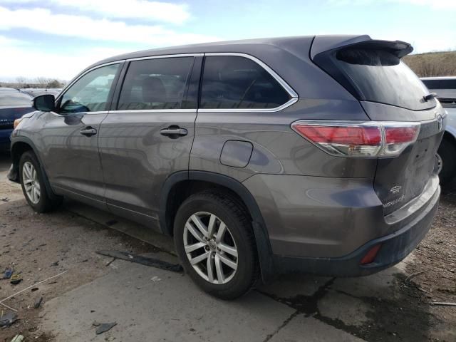 2014 Toyota Highlander LE