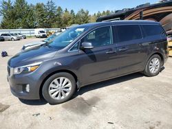 Salvage cars for sale at Eldridge, IA auction: 2018 KIA Sedona EX